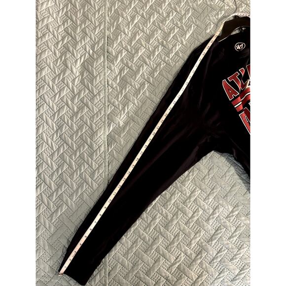 47 BRAND MENS BLACK/RED/WHITE ATLANTA FALCONS LONG SLEEVE T-SHIRT SIZE XL - Picture 8 of 8